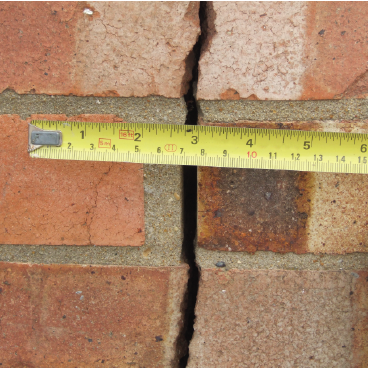 Cracks in external walls